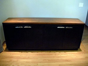 handcrafted solid wood amish buffet cabinet