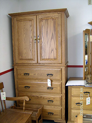 tall bedroom dresser with vertical doors – amish custom furniture